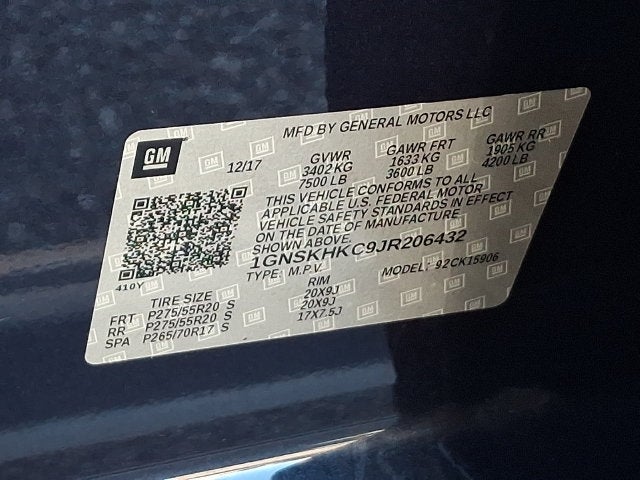 2018 Chevrolet Suburban LT