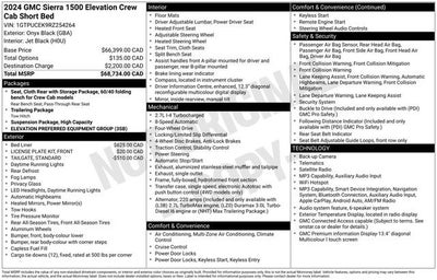 2024 GMC Sierra 1500 Elevation