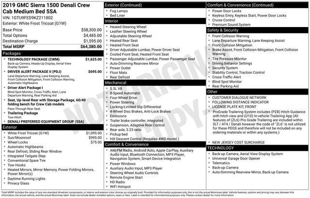 2019 GMC Sierra 1500 Denali