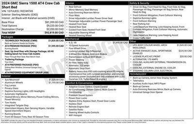 2024 GMC Sierra 1500 AT4