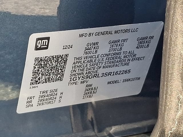 2025 Cadillac Escalade Sport Platinum
