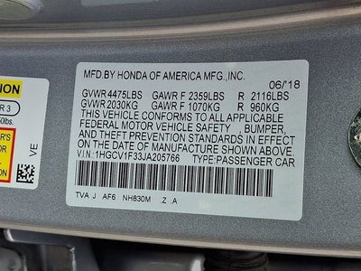 2018 Honda Accord Sport