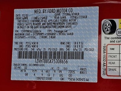 2007 Ford Mustang Shelby GT500