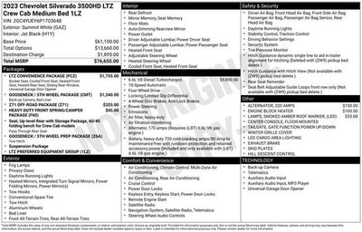 2023 Chevrolet Silverado 3500 HD LTZ