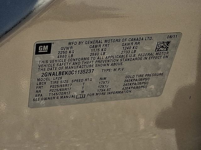 2012 Chevrolet Equinox LS