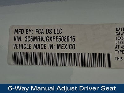 2023 RAM ProMaster Cargo Van 3500 High Roof 159" WB EXT