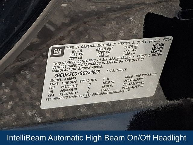 2016 Chevrolet Silverado 1500 LTZ