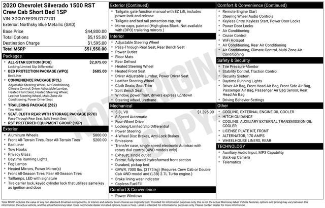 2020 Chevrolet Silverado 1500 RST