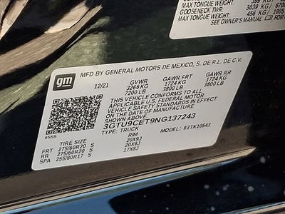 2022 GMC Sierra 1500 Limited Elevation