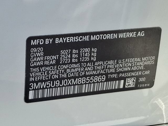 2021 BMW 3 Series M340i xDrive