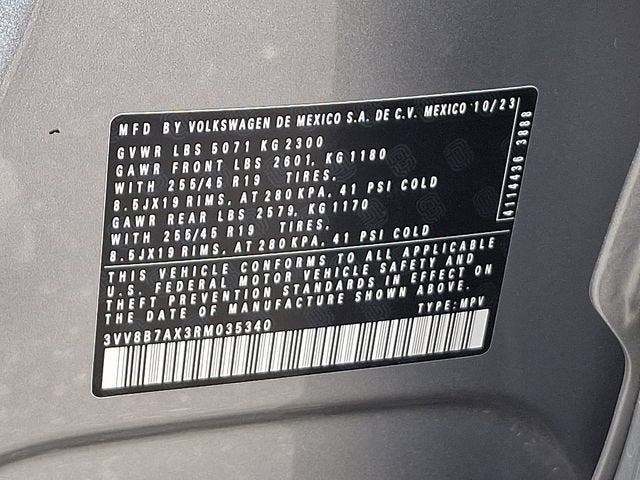 2024 Volkswagen Tiguan 2.0T SE R-Line Black