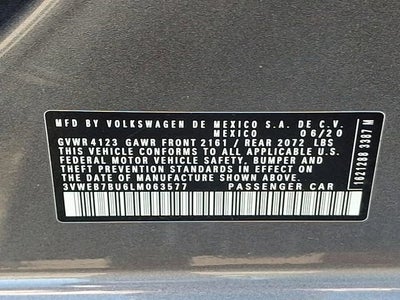 2020 Volkswagen Jetta 1.4T SEL