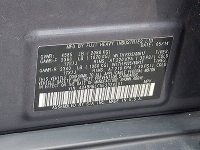 2014 Subaru Outback 2.5i Limited