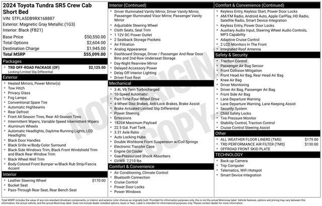 2024 Toyota Tundra SR5