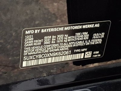 2022 BMW X6 M50i