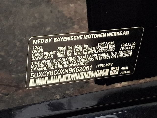 2022 BMW X6 M50i