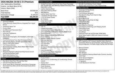 2026 Mazda Mazda CX-50 2.5 S Premium