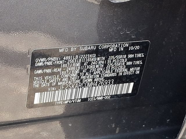 2021 Subaru Forester Sport