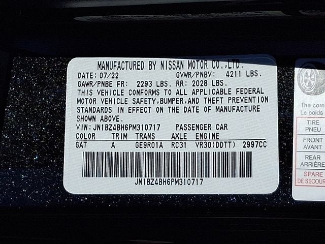 2023 Nissan Z Performance Auto