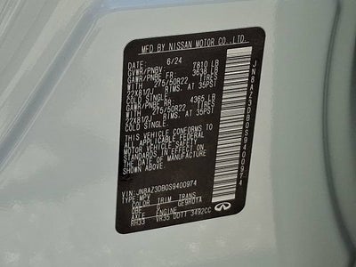 2025 INFINITI QX80 SENSORY AWD