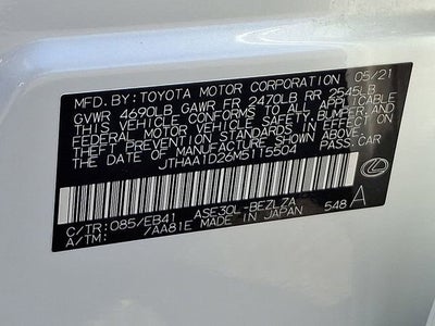 2021 Lexus IS 300 IS 300