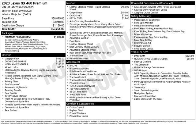 2023 Lexus GX GX 460 Premium