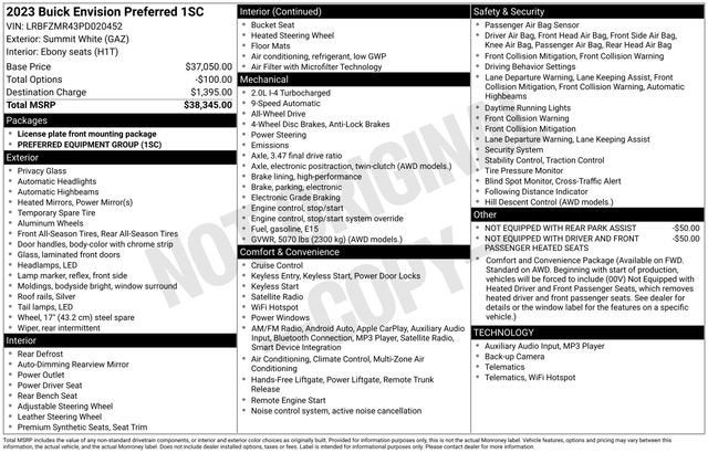 2023 Buick Envision Preferred