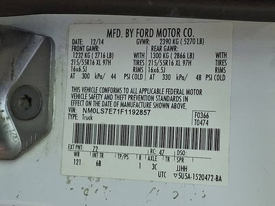 2015 Ford Transit Connect XL
