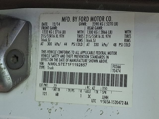 2015 Ford Transit Connect XL
