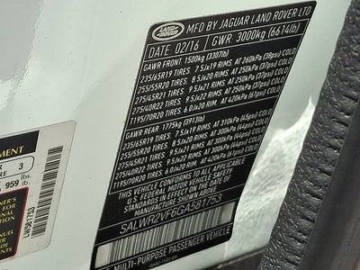 2016 Land Rover Range Rover Sport V6 HSE