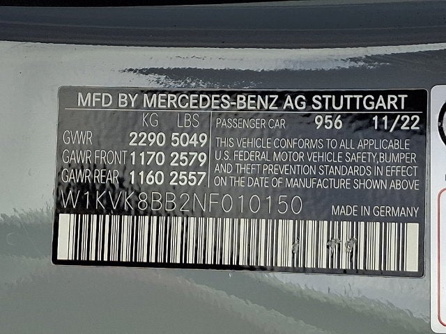 2022 Mercedes-Benz AMG® SL 63 4MATIC®