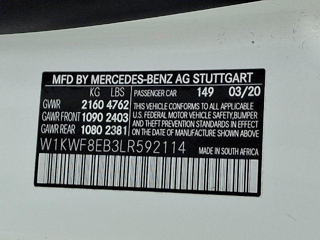 2020 Mercedes-Benz C 300 4MATIC®