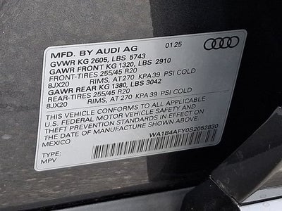2025 Audi SQ5 Premium Plus TFSI quattro Tiptronic