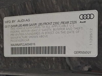 2018 Audi A5 2.0T Premium
