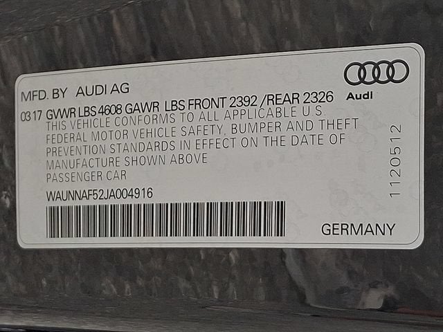 2018 Audi A5 2.0T Premium