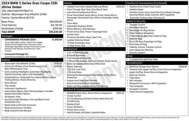 2024 BMW 228i Gran Coupe xDrive