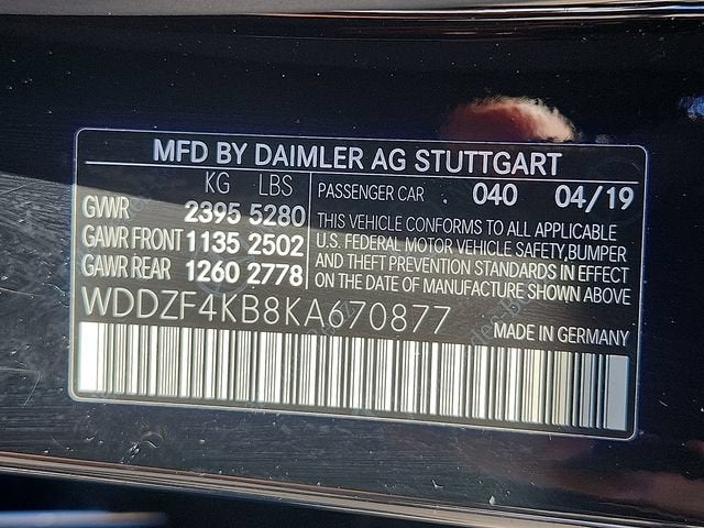 2019 Mercedes-Benz E-Class E 300
