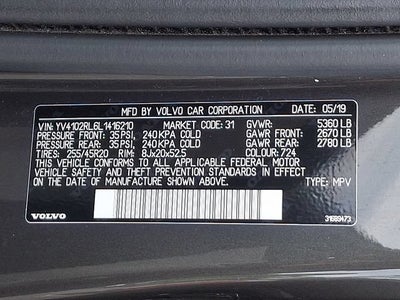 2020 Volvo XC60 T5 Inscription