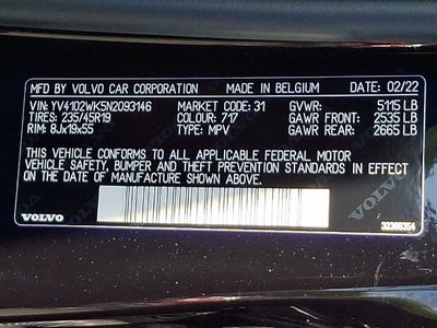 2022 Volvo V60 Cross Country T5