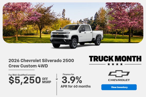 2026 Chevrolet SILVERADO 2500 CREW CUSTOM 4WD