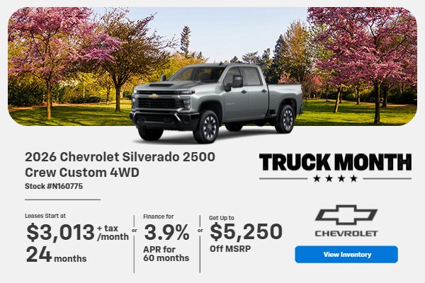 2026 Chevrolet SILVERADO 2500 CREW CUSTOM 4WD