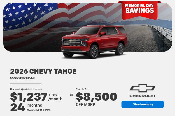 2026 Chevrolet Tahoe
